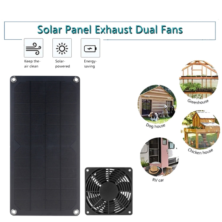 10W High Speed and Long Life Solar Mini Fan Outdoor Pet Exhaust Fan - free shipping - PMC TechLife - Order now!