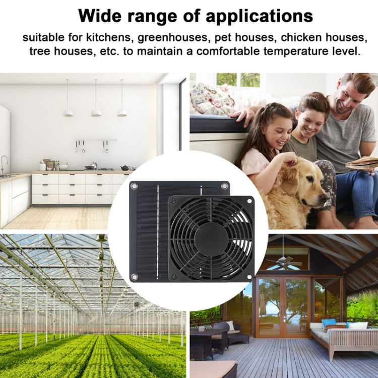 3W High Speed and Long Life Outdoor Solar Pet Exhaust Fan - Others by PMC TechLife | Online Shopping South Africa | PMC TechLife