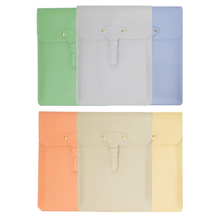 S177 3 In 1 Leather Waterproof Laptop Liner Bags, Size: 15 inches(Apricot) - free shipping - PMC Jewellery - Order now!