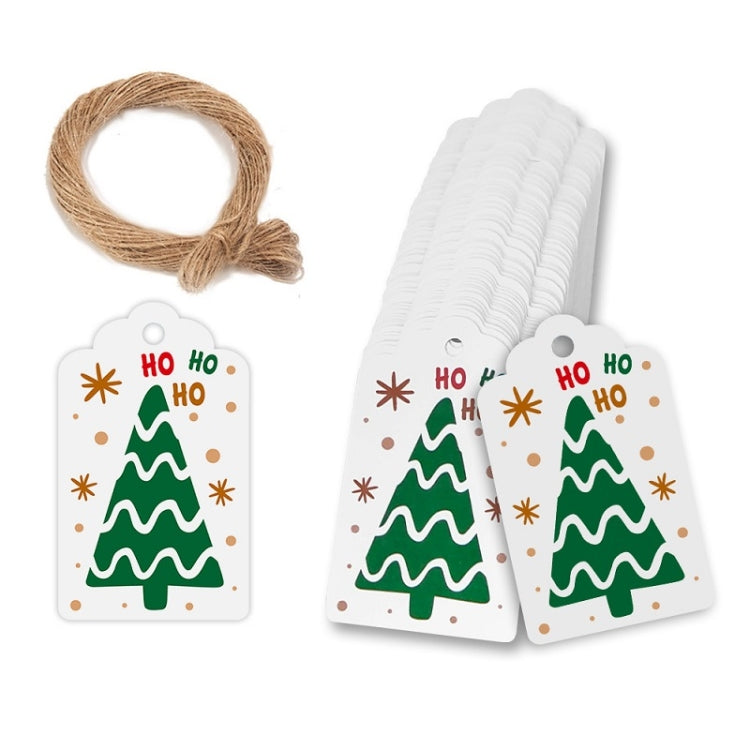 100pcs / Pack Christmas Kraft Paper Tag Gift Wrap Card Set(L-31) - Gift Bags & Wrapping Supplies by PMC TechLife | Online Shopping South Africa | PMC TechLife