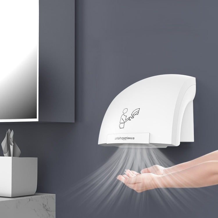 Interhasa 220V Automatic Electric Hand Dryer Mini  Induction Hand Drying Machine,Style: Hot and Cold,CN Plug - free shipping - PMC TechLife - Order now!