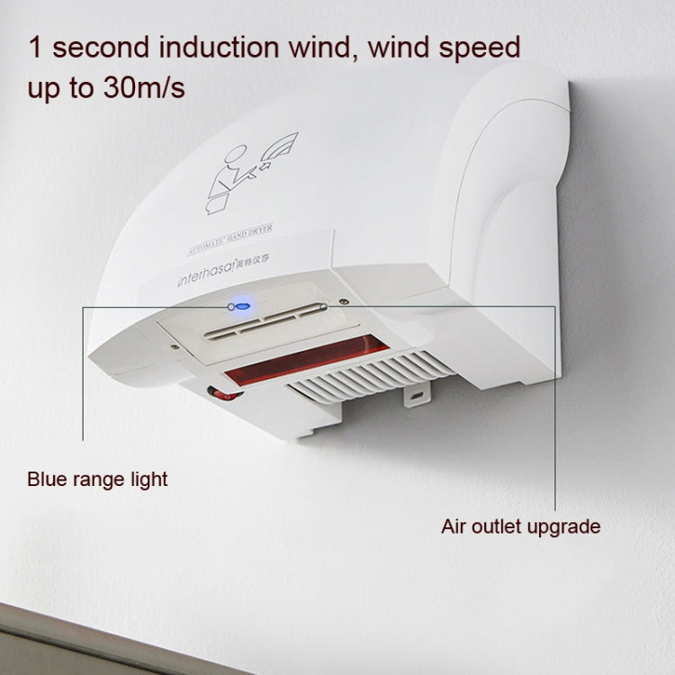 Interhasa 220V Automatic Electric Hand Dryer Mini  Induction Hand Drying Machine,Style: Hot and Cold,CN Plug - free shipping - PMC TechLife - Order now!