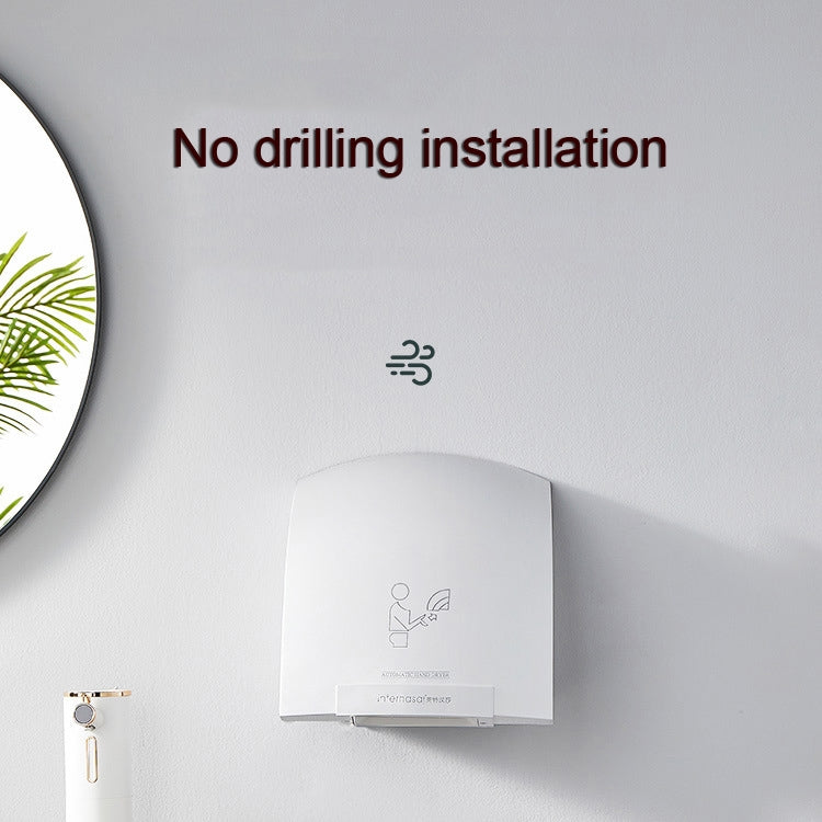 Interhasa 220V Automatic Electric Hand Dryer Mini  Induction Hand Drying Machine,Style: Hot and Cold,CN Plug - free shipping - PMC TechLife - Order now!