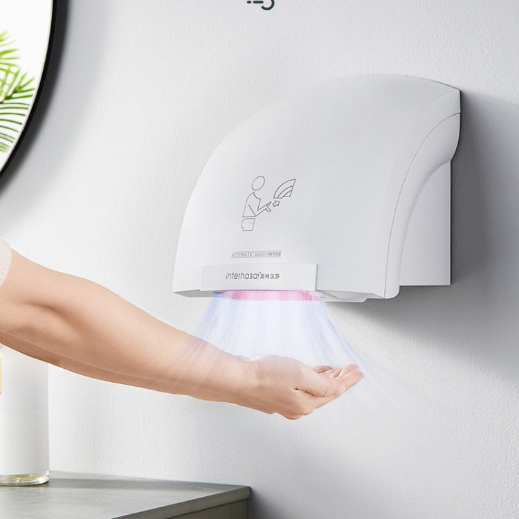 Interhasa 220V Automatic Electric Hand Dryer Mini  Induction Hand Drying Machine,Style: Hot and Cold,CN Plug - free shipping - PMC TechLife - Order now!