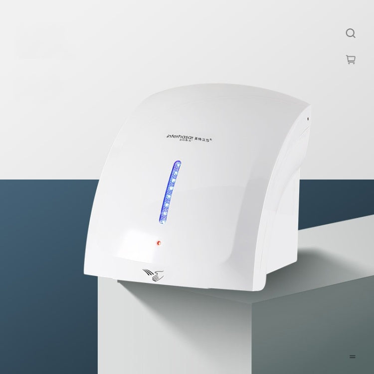 Interhasa  220V 1800W Hot and Cold Switching Electric Hand Dryer,Model: A1002 White,CN Plug - free shipping - PMC TechLife - Order now!