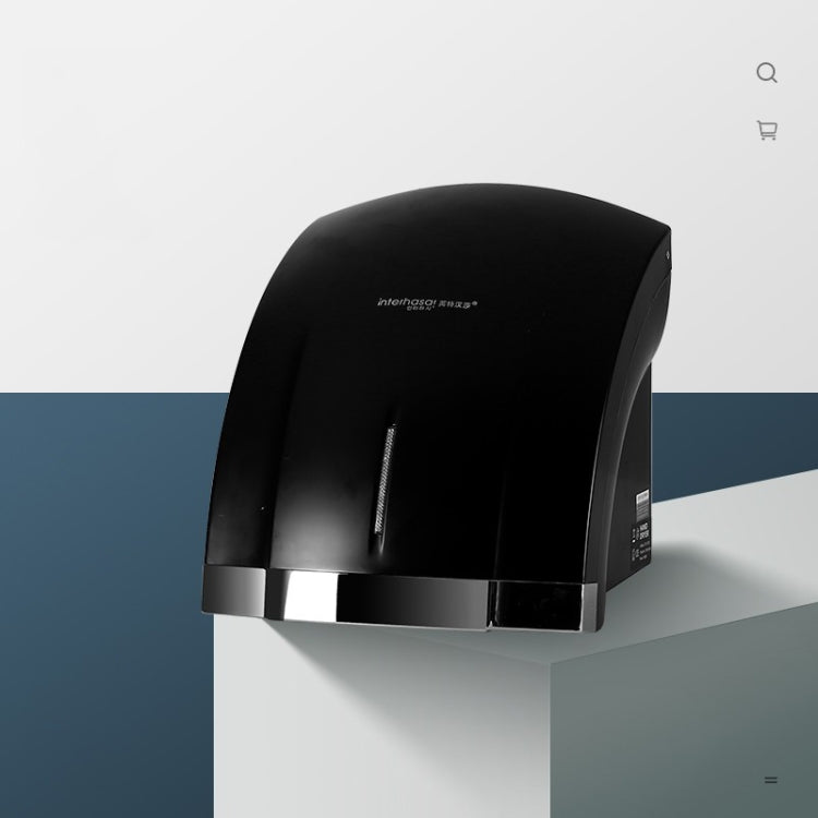 Interhasa  220V 1800W Hot and Cold Switching Electric Hand Dryer,Model: A1003 Black,CN Plug - free shipping - PMC TechLife - Order now!