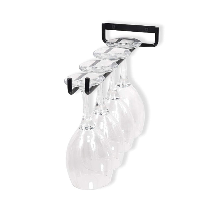 Household Wrought Iron Goblet Upside Down Cup Holder(Black) - Shelf by PMC TechLife | Online Shopping South Africa | PMC TechLife