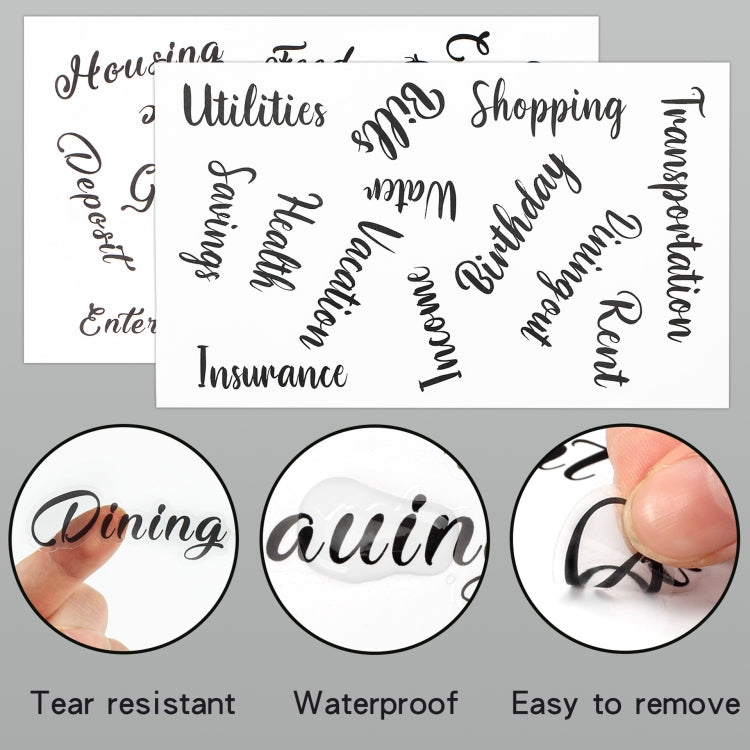 A6 Binder Budget Book Marbled Notebook PU Leather Binder(Gray) - free shipping - PMC TechLife - Order now!