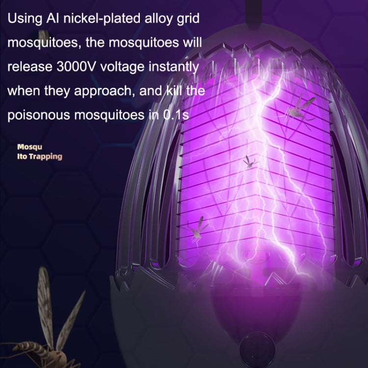 L01 Portable Electric Shock Mosquito Killer Lamp Home Outdoor Photocatalyst Fly Killer(White) - Repellents by PMC TechLife | Online Shopping South Africa | PMC TechLife | Buy Now Pay Later Mobicred