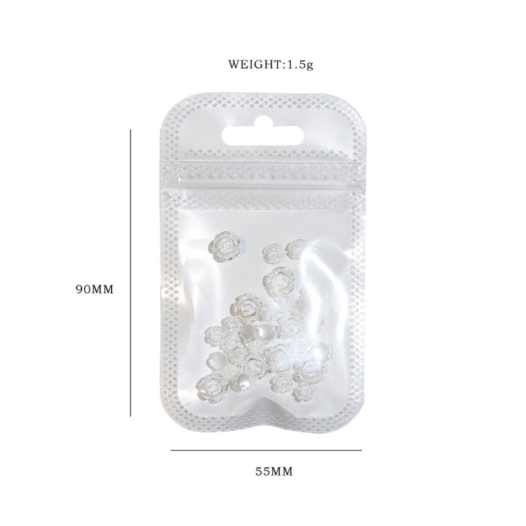 SP0473 30Pcs/Pack 3D Camellia Nail Art Decorative Rhinestones(Light Change) - free shipping - PMC Jewellery - Order now!