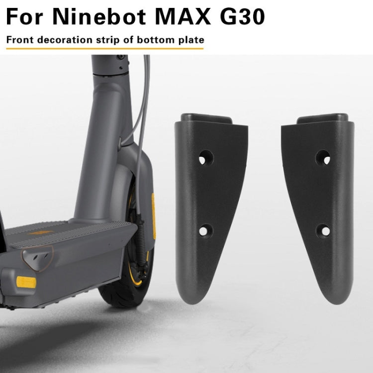 Scooter Base Plate Rear Side Protection Cover For Ninebot MAX G30(Black) - Accessories & Parts by PMc TechLife | Online Shopping South Africa | PMc TechLife | Buy Now Pay Later Mobicred