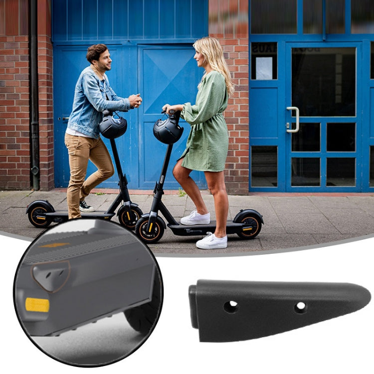 Scooter Base Plate Rear Side Protection Cover For Ninebot MAX G30(Black) - Accessories & Parts by PMc TechLife | Online Shopping South Africa | PMc TechLife | Buy Now Pay Later Mobicred