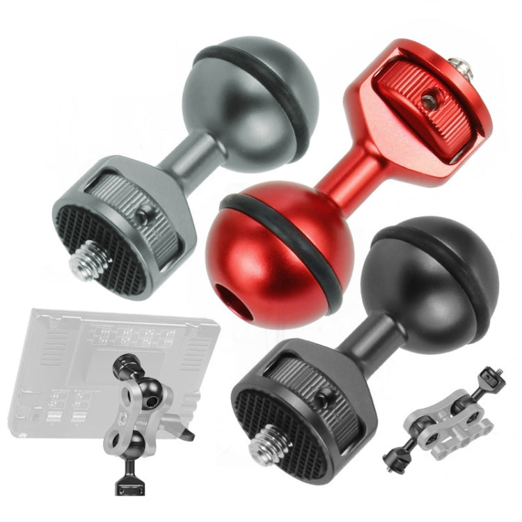 2.5cm Ball Head Clip for Action Camera Underwater Video Camera Light Diving Joint(Titanium) - Connection Mount by PMC TechLife | Online Shopping South Africa | PMC TechLife | Buy Now Pay Later Mobicred