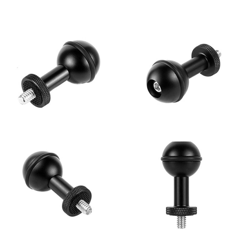 Ball Head Adapter Adjustable Screw Fixed Mount  Camera Underwater Diving Photography Lights Bracket(M5 Screw Black) - Connection Mount by PMC TechLife | Online Shopping South Africa | PMC TechLife | Buy Now Pay Later Mobicred