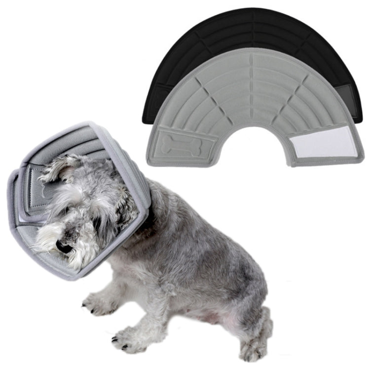 Pet Grooming Anti-Bite Neck Ring, Specification: M(Black) - Collars by PMC TechLife | Online Shopping South Africa | PMC TechLife | Buy Now Pay Later Mobicred
