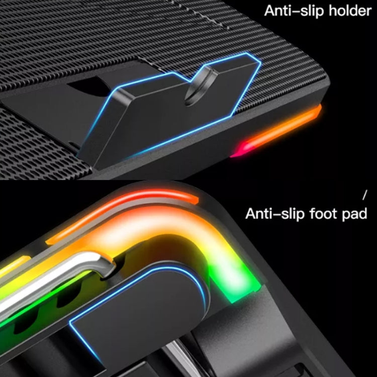 CoolCold F5  Laptop Radiator Bracket Office Desk Adjustable Laptop Cooler,Style: Fantasy Edition - free shipping - PMC Jewellery - Order now!