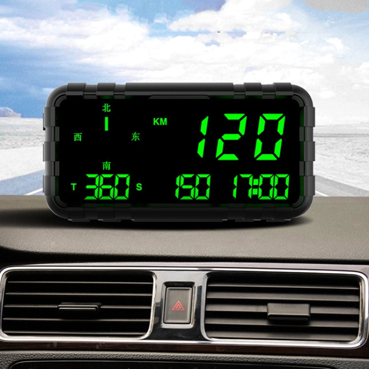 C3012 GPS Head-up Display Speed Mileage Compass Car General (Black) - Head Up Display System by PMC TechLife | Online Shopping South Africa | PMC TechLife | Buy Now Pay Later Mobicred