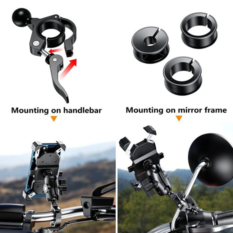 Motorcycle Bicycle Mobile Phone Bracket Fixed Base(17mm Ball Head) - free shipping - PMC TechLife - Order now!
