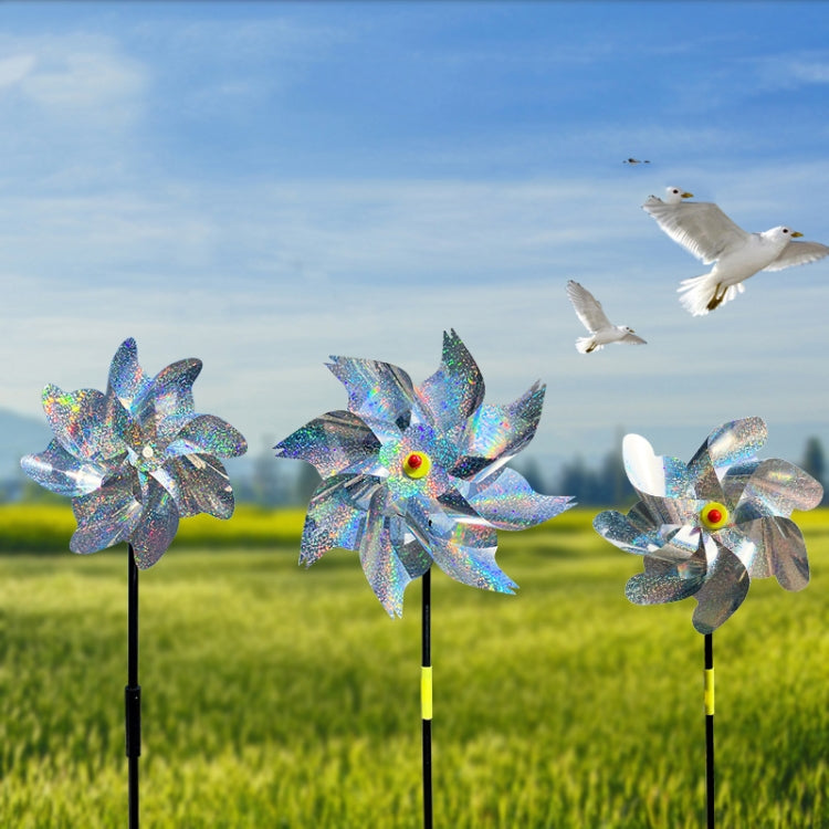 Balcony Garden Farmland Bird Catcher Reflector Anti-bird Laser Windmill, Style: Silver Octagon - Outdoor Insect Repellent by PMC TechLife | Online Shopping South Africa | PMC TechLife | Buy Now Pay Later Mobicred