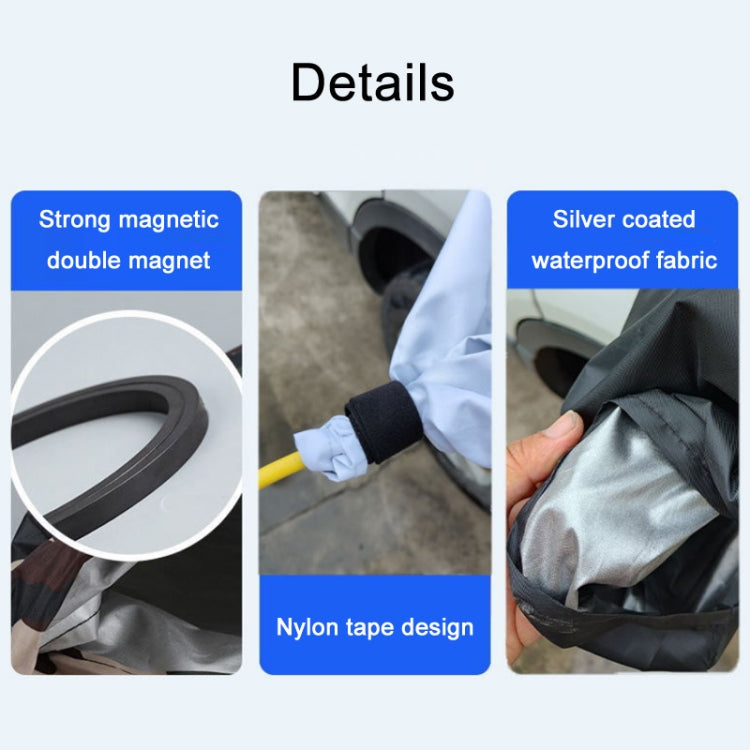 New Energy Vehicle Charging Port Waterproof Protective Cover, Color: Black - Waterproof Covers by PMC TechLife | Online Shopping South Africa | PMC TechLife