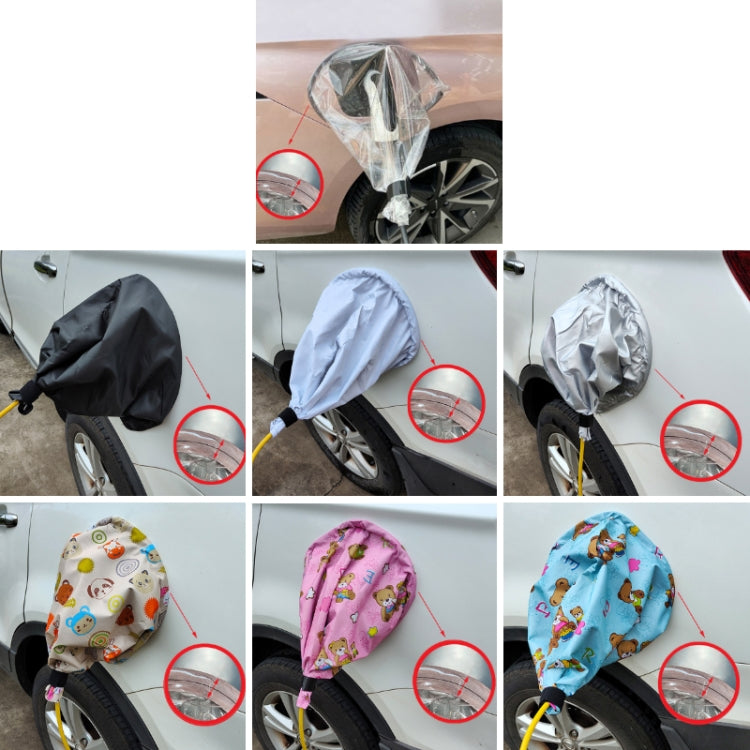 New Energy Vehicle Charging Port Waterproof Protective Cover, Color: Bear Pink - Waterproof Covers by PMC TechLife | Online Shopping South Africa | PMC TechLife