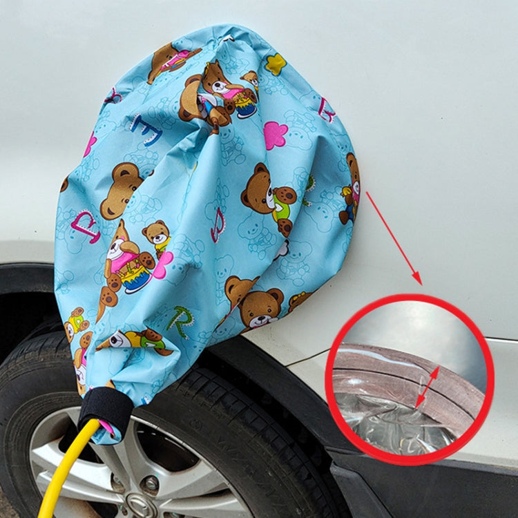 New Energy Vehicle Charging Port Waterproof Protective Cover, Color: Bear Blue - free shipping - PMC TechLife - Order now!