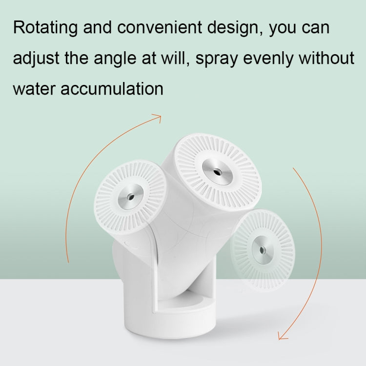 L09 USB Plug-in Rotating Colorful Night Light Humidifier(White) - free shipping - PMC TechLife - Order now!