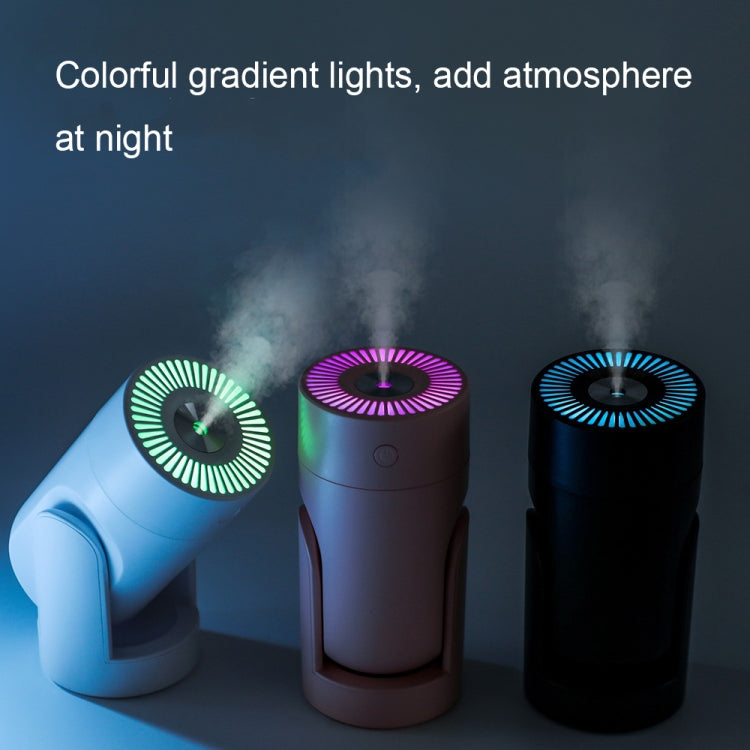 L09 USB Plug-in Rotating Colorful Night Light Humidifier(Black) - free shipping - PMC TechLife - Order now!