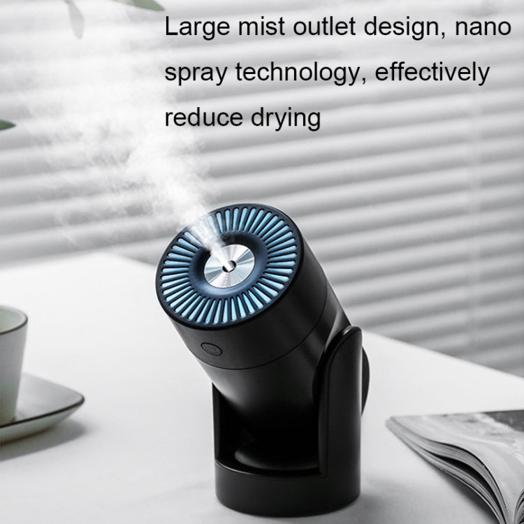 L09 USB Plug-in Rotating Colorful Night Light Humidifier(Black) - free shipping - PMC TechLife - Order now!