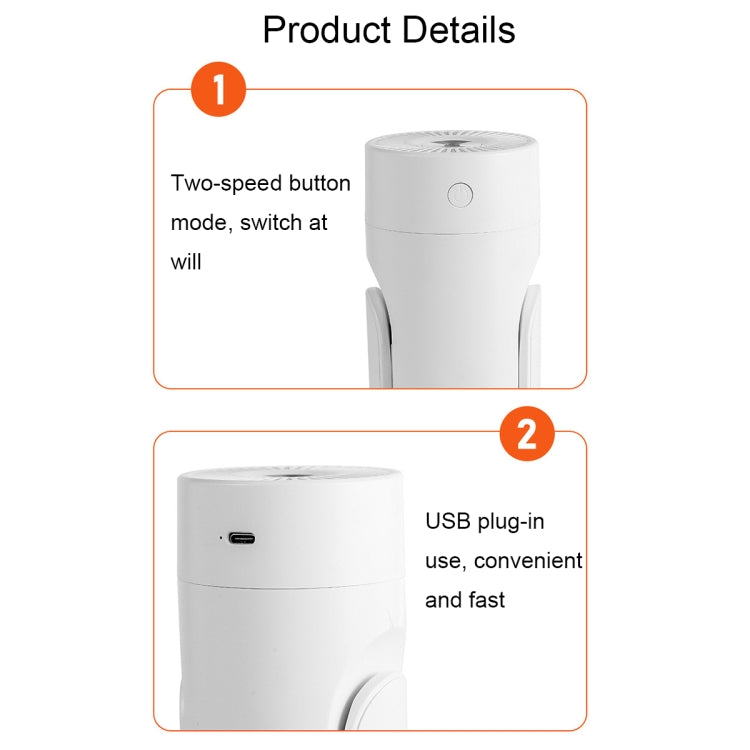 L09 USB Plug-in Rotating Colorful Night Light Humidifier(Black) - free shipping - PMC TechLife - Order now!