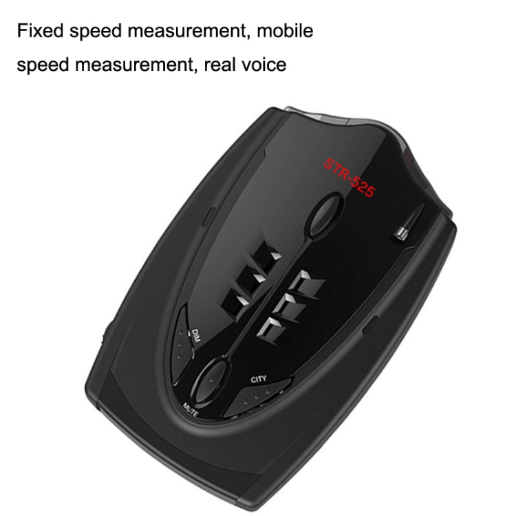 STR-525 Electronic Dog Car Radar Full Frequency Flow Speed Early Warning Device - Radar Detectors by PMC TechLife | Online Shopping South Africa | PMC TechLife | Buy Now Pay Later Mobicred