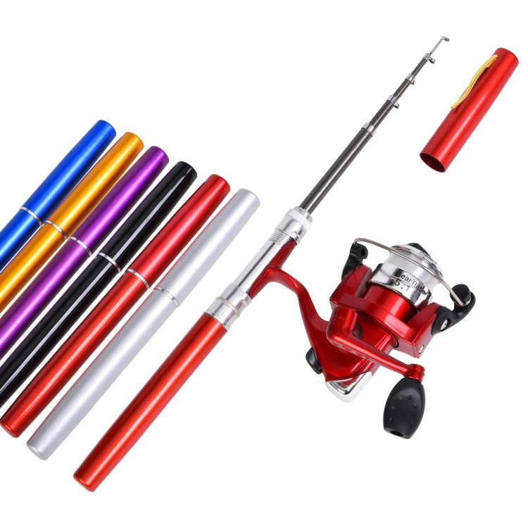 LEO Pen Type Fishing Rod & Spinning Wheel Fishing Reel Portable Pocket Fishing Gear(H8022G Gold) - Fishing Rods & Accessories by LEO | Online Shopping South Africa | PMC TechLife | Buy Now Pay Later Mobicred