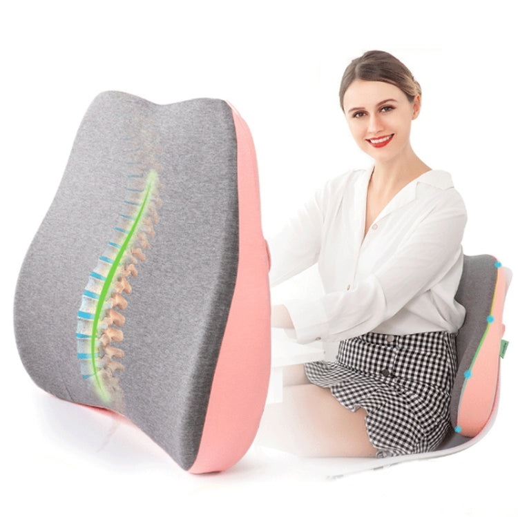 Memory Foam Lumbar Pillow Office Seat Lumbar Cushion(Green) - Cushions & Pillows by PMC TechLife | Online Shopping South Africa | PMC TechLife | Buy Now Pay Later Mobicred