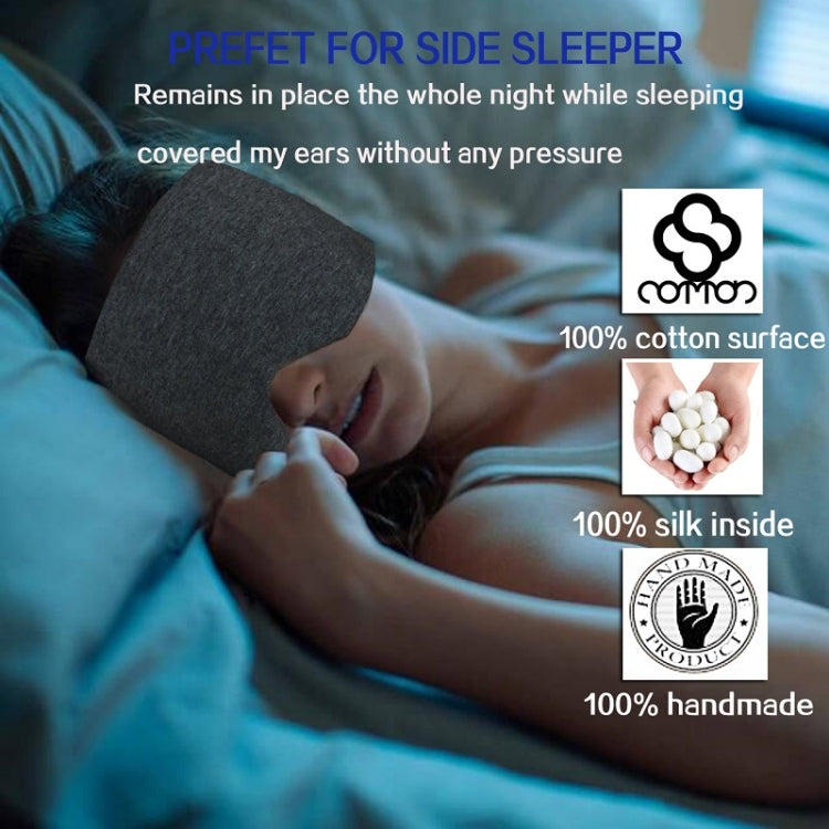 Oversized Cotton Breathable Blackout Sleep Eye Mask(Gray) - free shipping - PMC TechLife - Order now!