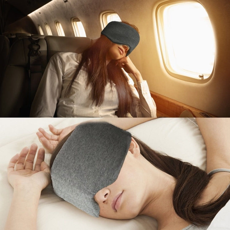 Oversized Cotton Breathable Blackout Sleep Eye Mask(Gray) - free shipping - PMC TechLife - Order now!