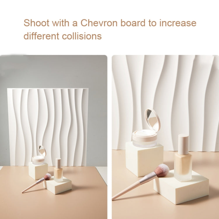 PVC Material Stereo 3D Shooting Background Board Photo Props,50 X 50cm(D137 Simple White) - Other by PMC TechLife | Online Shopping South Africa | PMC TechLife | Buy Now Pay Later Mobicred