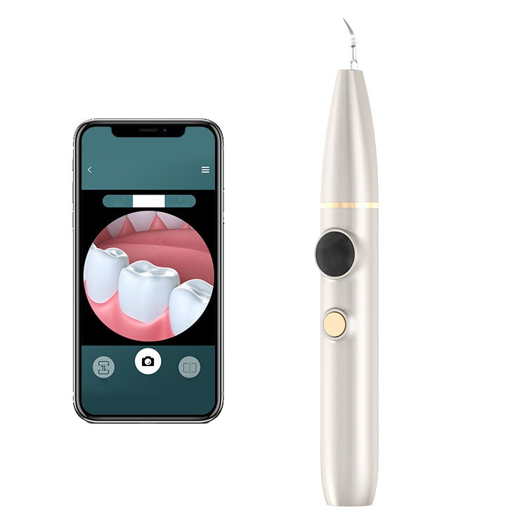 Tartar and Calculus Remover Oral Cleaning Ultrasonic Scaler Electric Visual Scaler(Champagne) - Oral Irrigators by PMC TechLife | Online Shopping South Africa | PMC TechLife