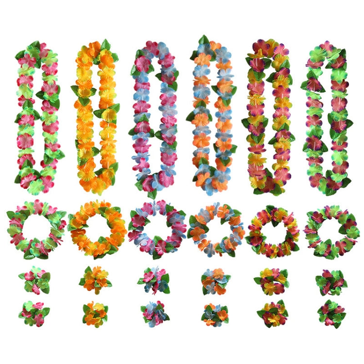 5 PCS CK-053 12-Color Petal Party Decoration Hawaiian Wreath(9) - Holiday Decorations by PMC TechLife | Online Shopping South Africa | PMC TechLife | Buy Now Pay Later Mobicred