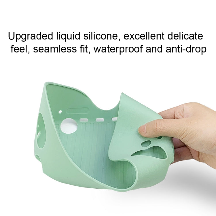 Silicone Non-Slip Protective Cover for Meta Quest 2 VR Glasses Accessories(Black) - VR Accessories by PMC TechLife | Online Shopping South Africa | PMC TechLife | Buy Now Pay Later Mobicred