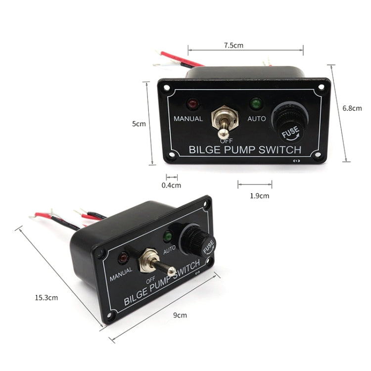 AOS3050AF Bilge Pump Switch 1 Group Rocker With Indicator Light With Overload Protection - Marine Accessories & Parts by PMC TechLife | Online Shopping South Africa | PMC TechLife | Buy Now Pay Later Mobicred