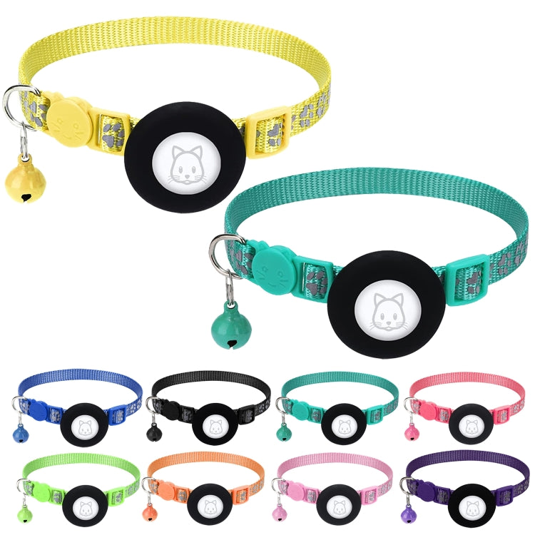 Pet Cat Reflective Collar with Bell for Airtag Tracker(Orange) - Pet Series by PMC TechLife | Online Shopping South Africa | PMC TechLife | Buy Now Pay Later Mobicred