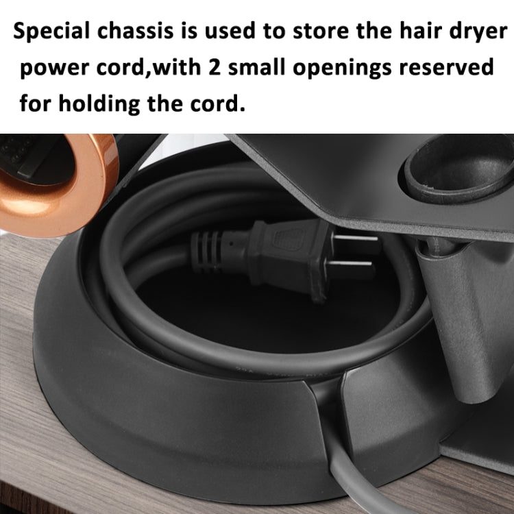 For Dyson Supersonic Hair Dryer Stand Holder With Cable Storage Function(Rose Red) - Hair Dryers & Accessories by PMC TechLife | Online Shopping South Africa | PMC TechLife