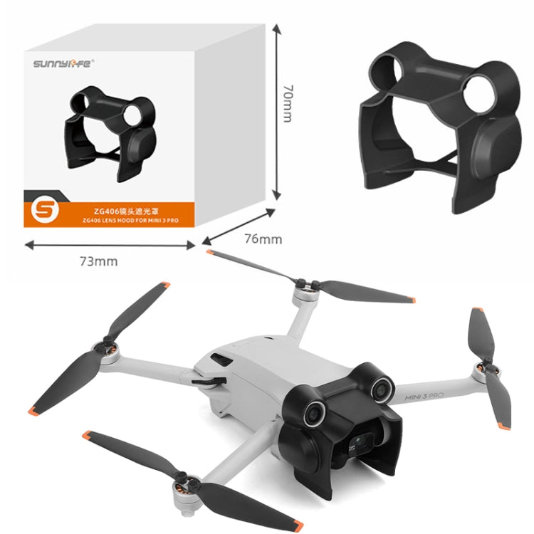 Sunnylife MM3-ZG406 Lens Hood Gimbal Protection Anti-Glare Sunshade Cover For DJI Mini3 Pro(Grey) - free shipping - PMC TechLife - Order now!