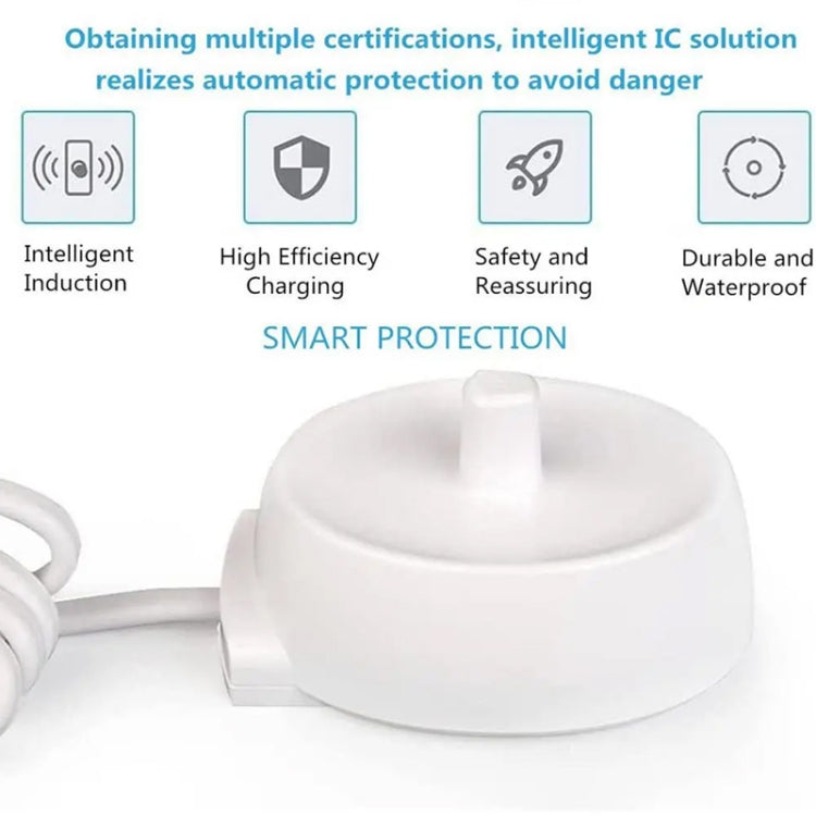 3757 Electric Toothbrush Charging Cradle For Braun Oral B, Specification: USB Plug - free shipping - PMC TechLife - Order now!