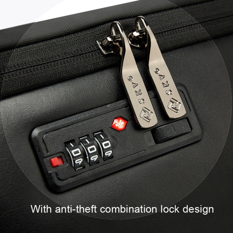 SKV B20430 Men Large Capacity Commute Computer Bag Business Casual Backpack(Black) - free shipping - PMC Jewellery - Order now!