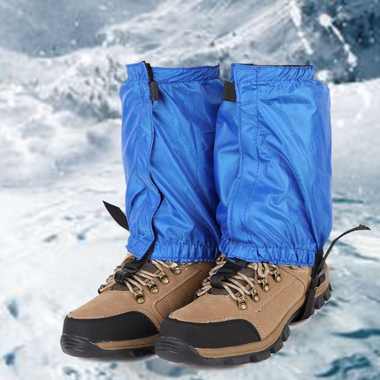 04 Outdoor Short Mountaineering Anti-Snow Leg Covers(Black) - Mountaineering Outfit by PMC TechLife | Online Shopping South Africa | PMC TechLife | Buy Now Pay Later Mobicred