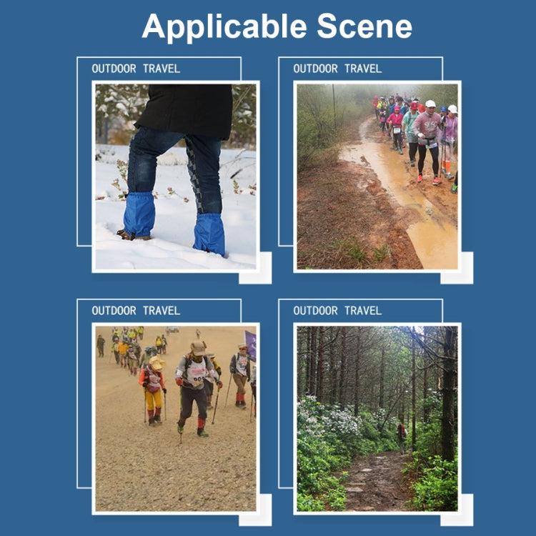 04 Outdoor Short Mountaineering Anti-Snow Leg Covers(Blue) - Mountaineering Outfit by PMC TechLife | Online Shopping South Africa | PMC TechLife | Buy Now Pay Later Mobicred