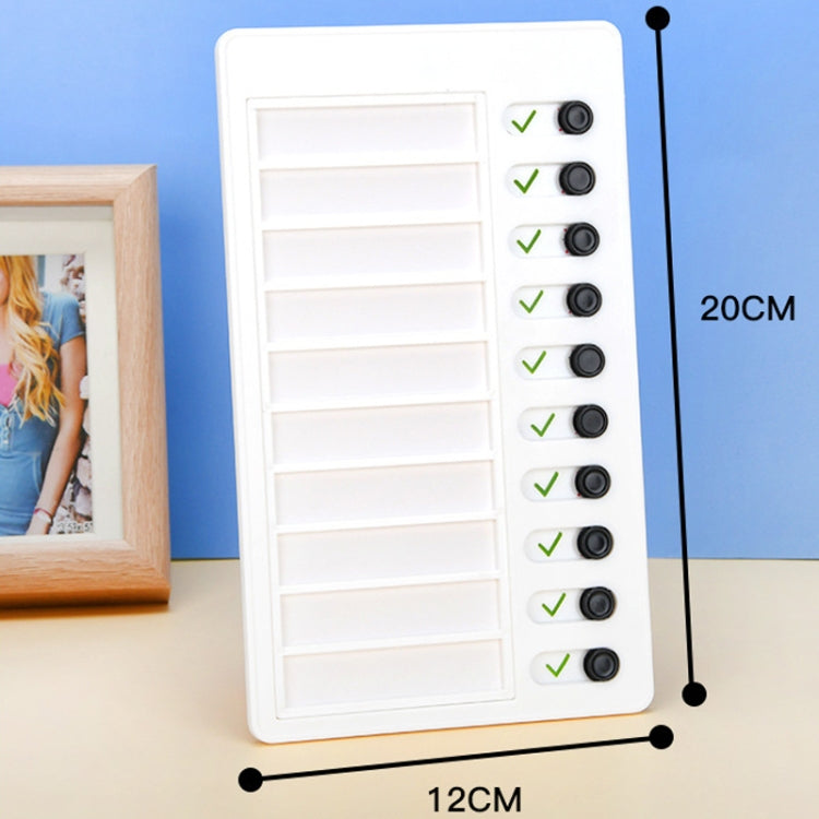 Wall Hanging Checklist Memo Boards Adjustable Checklist Board,Style: Blank Paper Card - Gadgets by PMC TechLife | Online Shopping South Africa | PMC TechLife