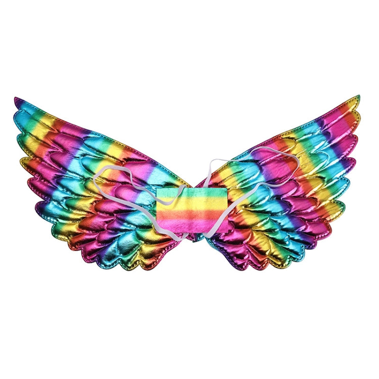 3 PCS Children Prom Dress Up Wings Elf Colorful Wings Party Costume Props(White) - Holiday Decorations by PMC TechLife | Online Shopping South Africa | PMC TechLife | Buy Now Pay Later Mobicred