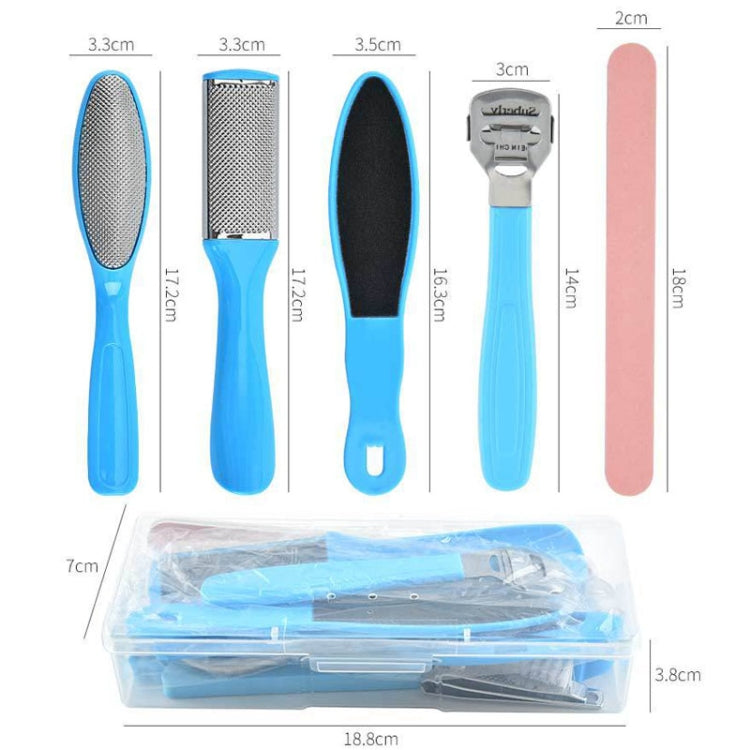 20 In 1 Foot File Grinding Exfoliating Manicure And Pedicure Kit(Yellow) - Grinding Tools & Accessories by PMC TechLife | Online Shopping South Africa | PMC TechLife | Buy Now Pay Later Mobicred